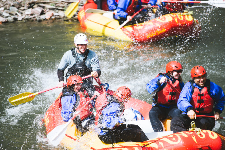 family adventure vacations white water rafting