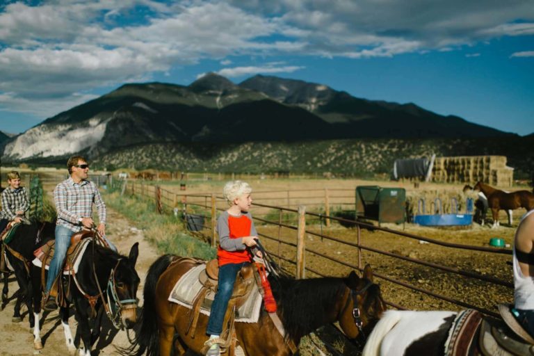 outdoor activities with kids horseback riding